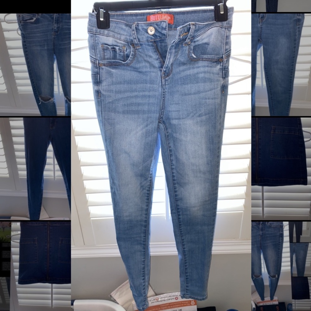 Light wash jeans